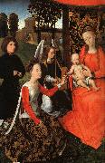 Hans Memling The Marriage of St.Catherine oil on canvas